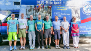 Les 8 participants des 3100 miles de 2019 Les 8 participants des 3100 miles de 2019